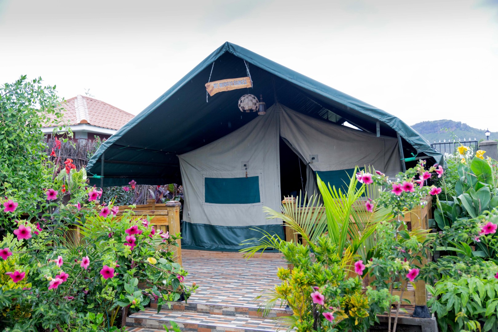 The Mt. Moroto Ranges safari tent