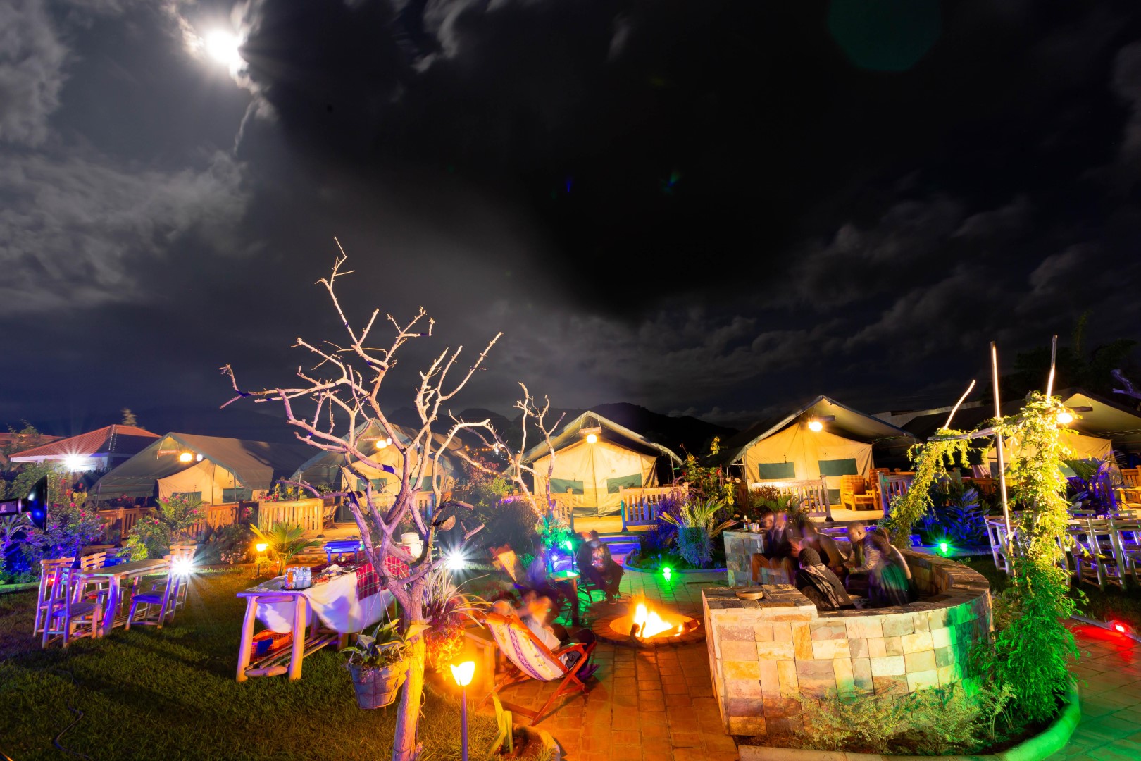 Camp Fires at Seven Ranges Hotel